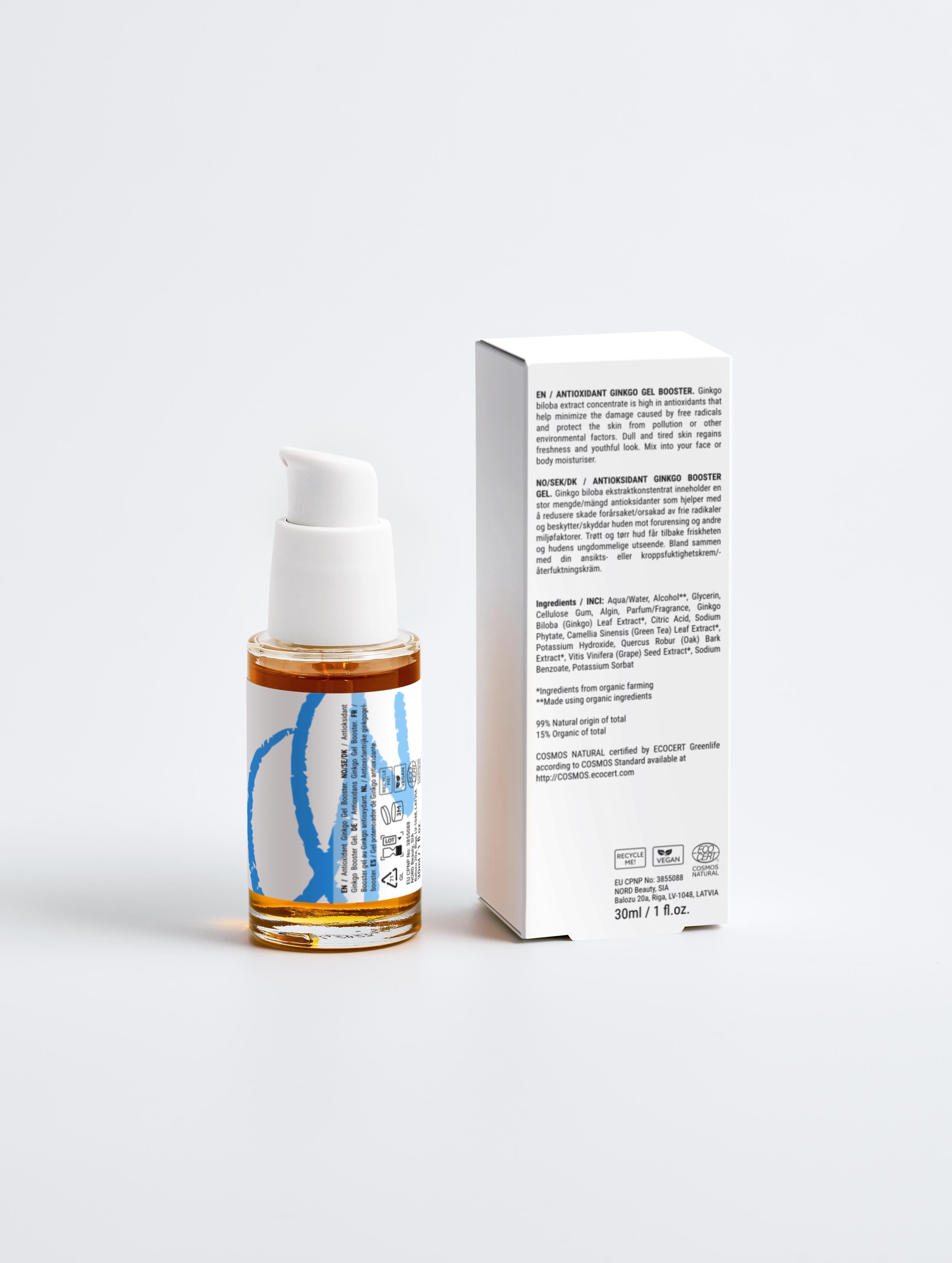 Antioxidant Ginkgo Gel Booster